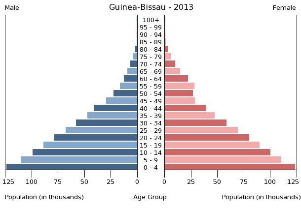 Age structure in Guinea-Bissau